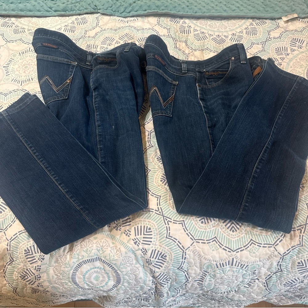 Wrangler Dark Blue Women's Boot Cut Jeans size 11/12